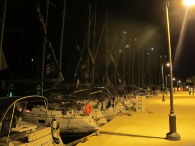Dockside at night