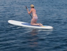 Me on the paddle board